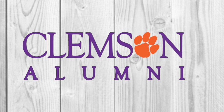 Clemson Tigers-Alumni Vinyl Decal- National Champions Go Tigers!