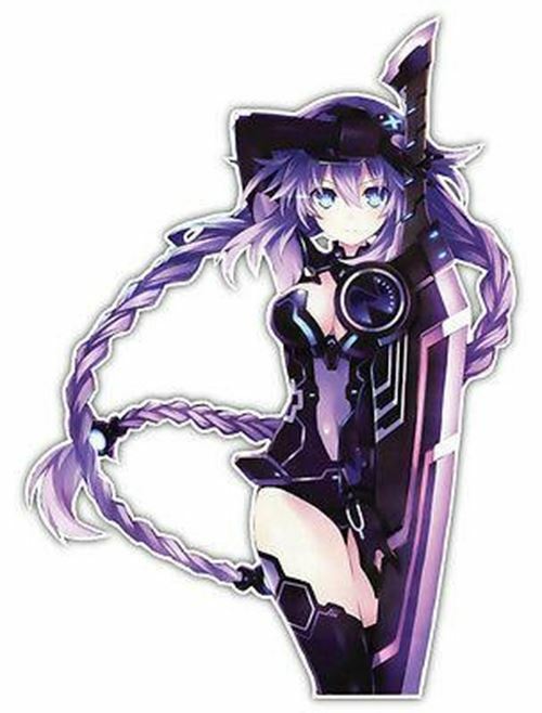 Neptune Purple Heart Hyperdimension Anime JDM Anime Car Window Decal Sticker 014