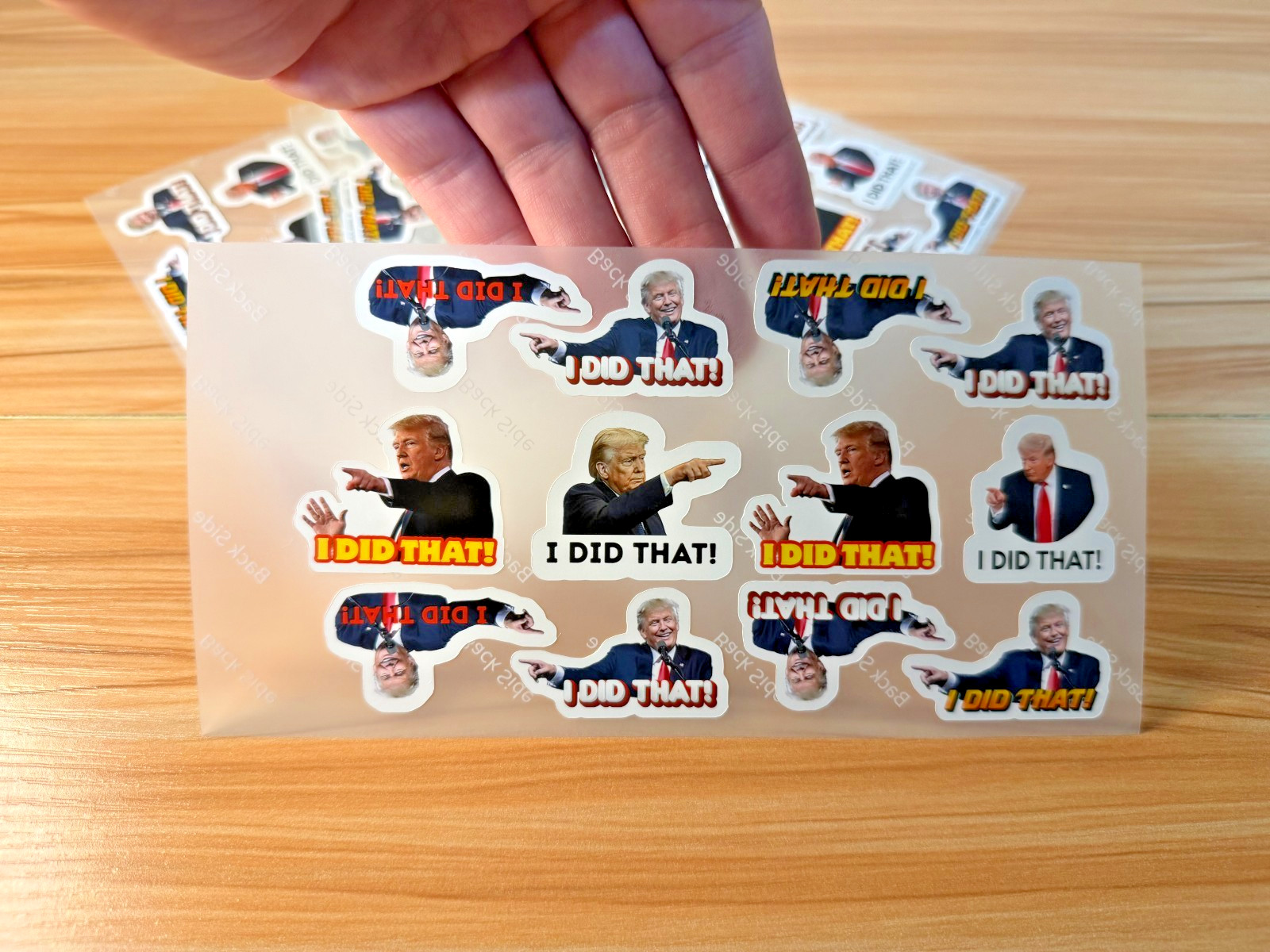 I DID THAT Gas Pump Stickers, 1.5" Mini Assorted Vinyl Waterproof 10-100 pack