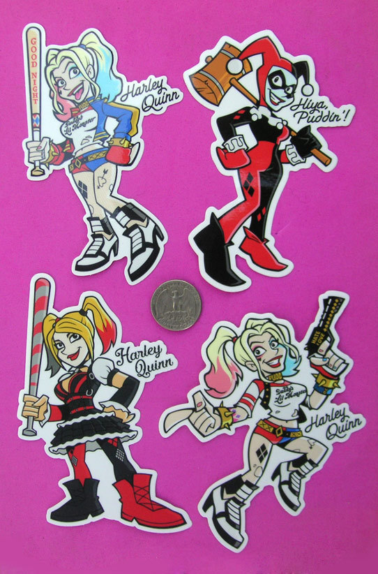 DC Comics Vinyl Sticker Batman Joker Harley Quinn Car Truck Laptop Decal