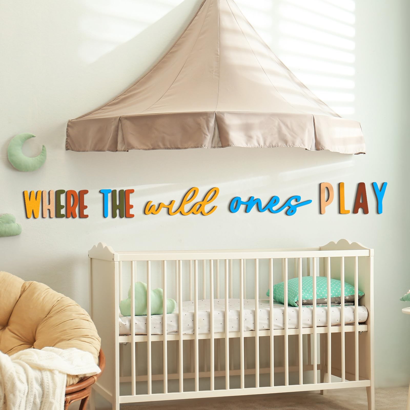 14 Pcs Where The Wild Ones Play Wall Decor Playroom Wall Decor Nursery Sign P…