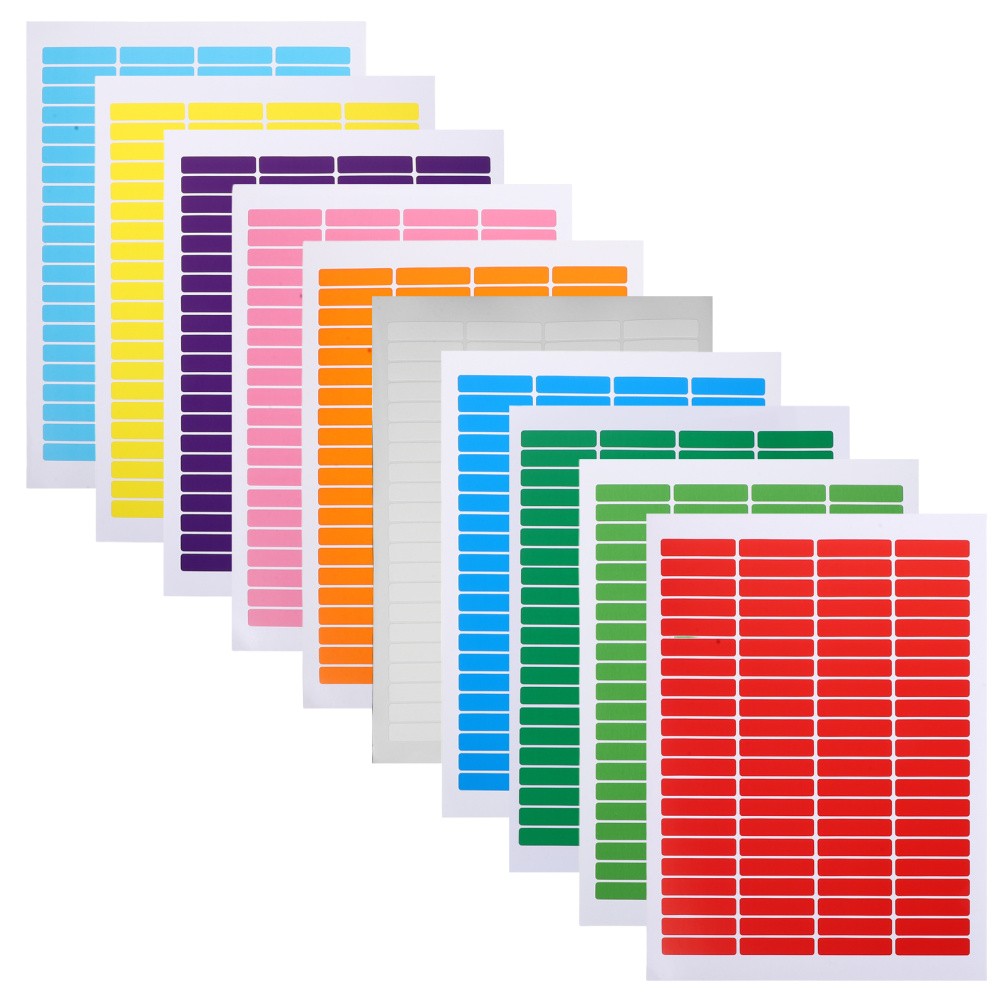20 Sheets Waterproof Material Label Stickers Printer Paper for Handwritten