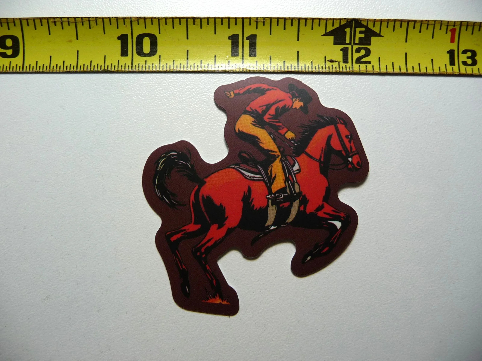 BUCKING HORSE COWBOY SMALL STICKER DECAL COUNTRY WESTERN THEME FUNNY
