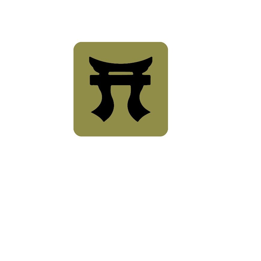 RAKKASANS TORI Vinyl Window Decal/Sticker Olive/Black