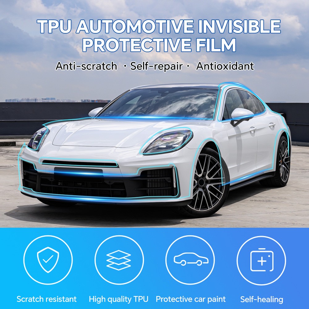 Full Car For Porsche Panamera 2024-UP Precut Paint Protection Film Clear PPF TPU