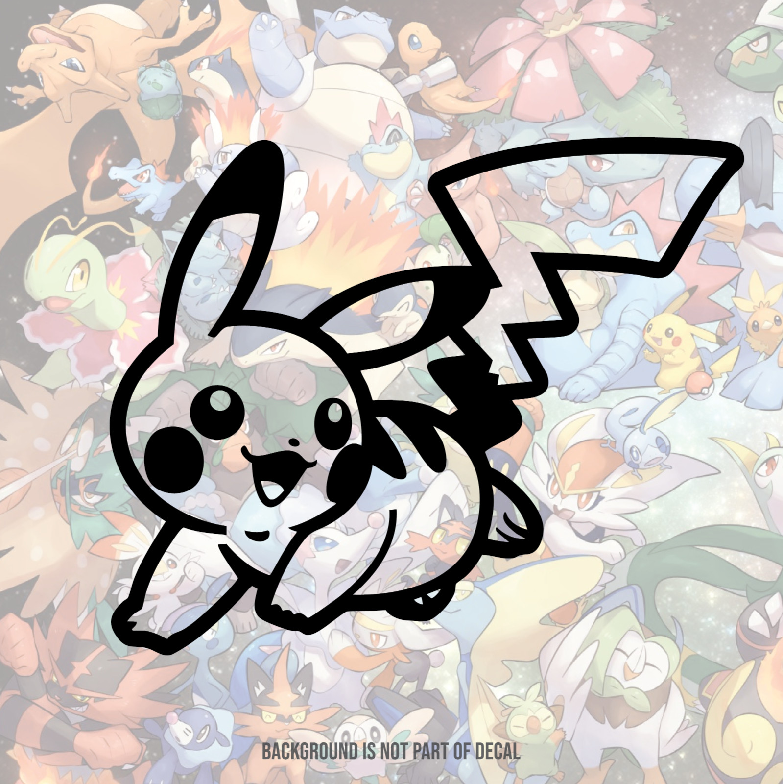 Pokemon Pikachu / Nintendo Vinyl Decal Sticker