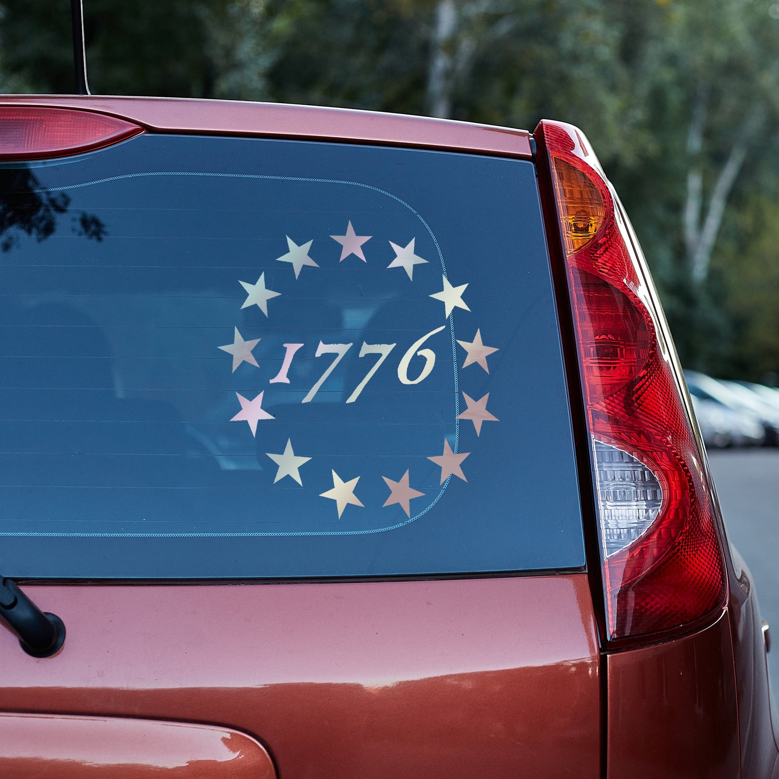 1776 Vinyl decal truck car window liberty freedom betsy ross 2nd amendment