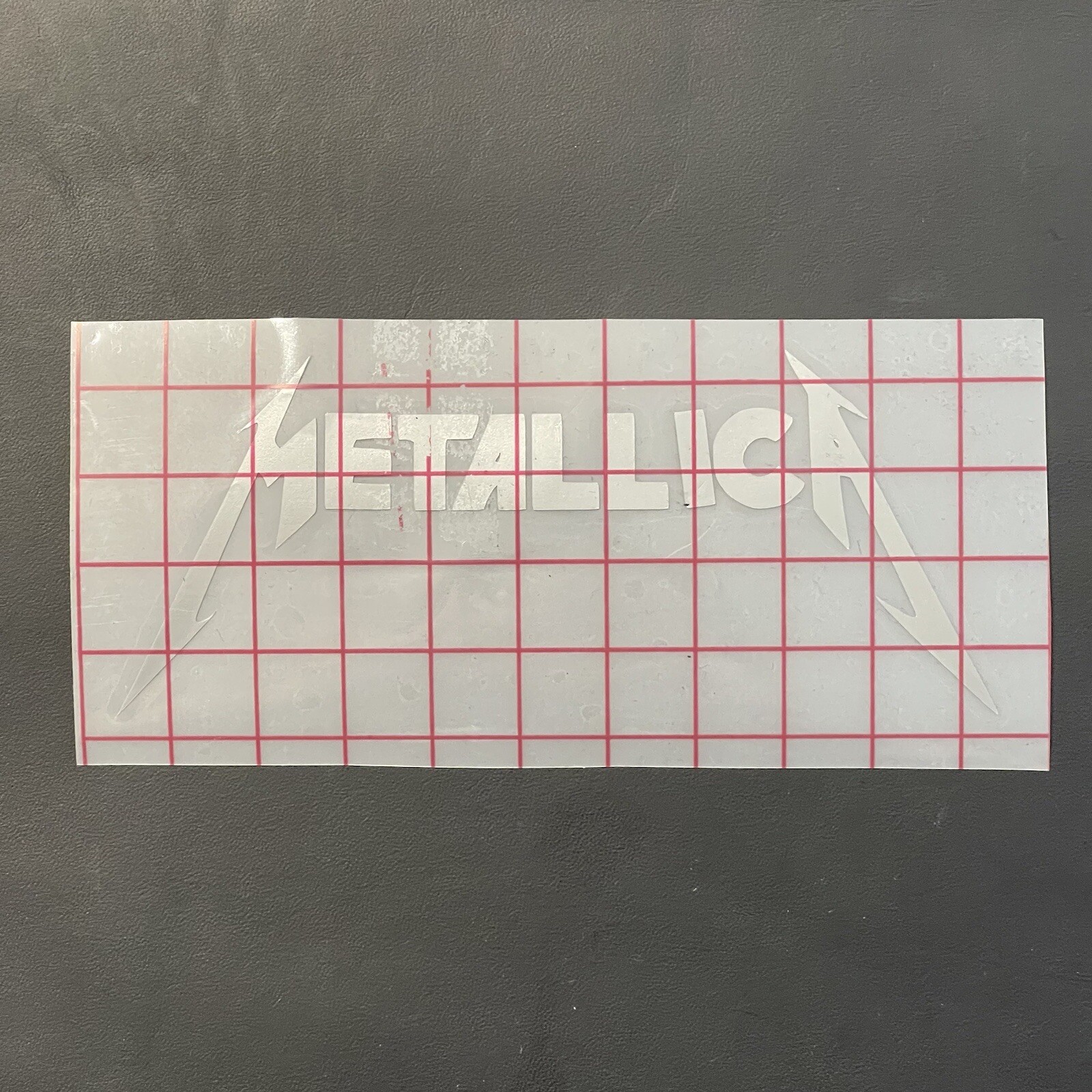 Metallica Vinyl Logo Sticker Decal Heavy Metal Band Car Bumper Megadeth Slayer