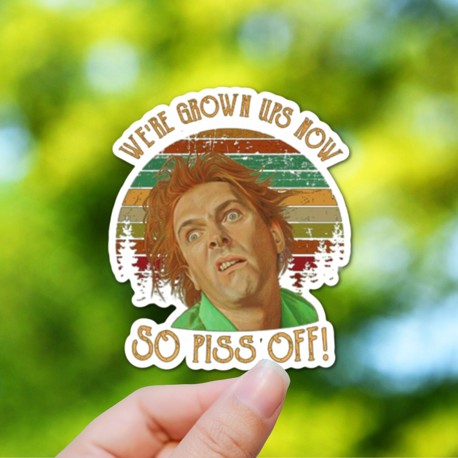 3.25" Drop Dead Fred Nostalgic 90s Family Movie Quality Laminated Laptop Sticker