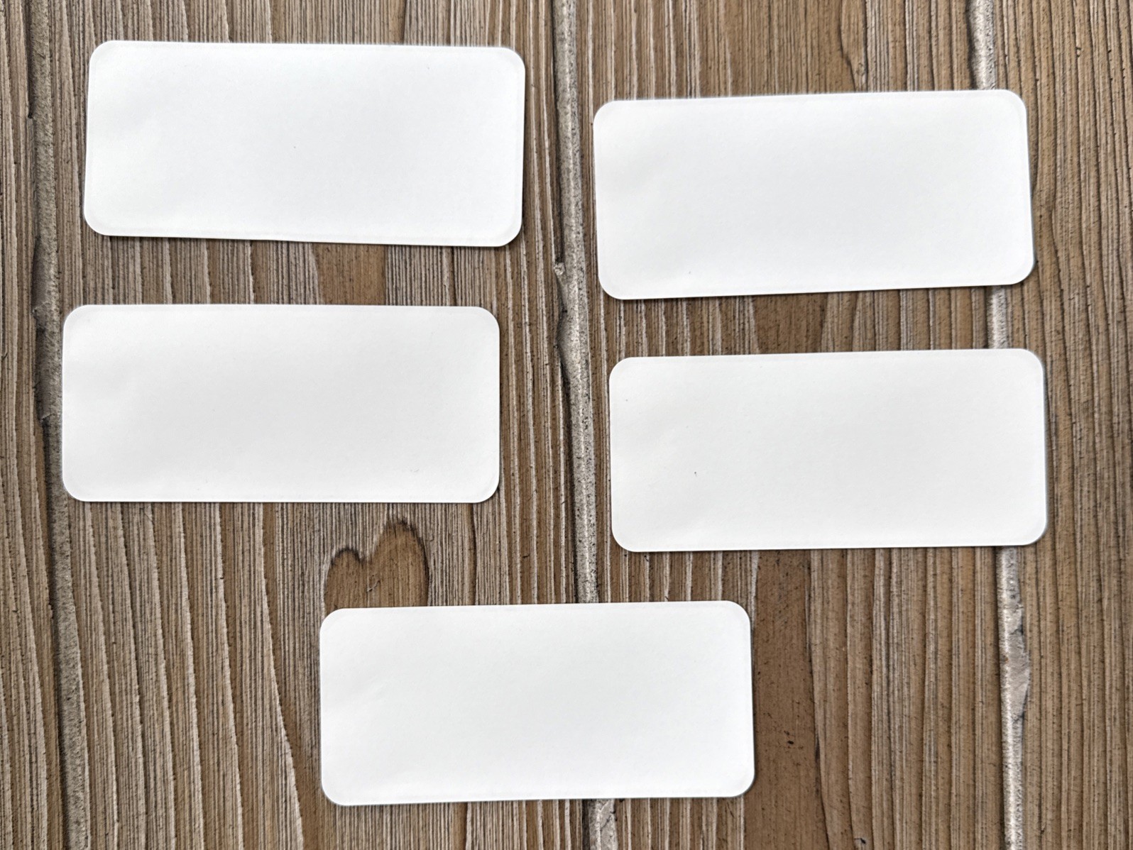 Authentic YETI Decal Cooler Drink Notebook Car Stickers 4" x 1-3/4" – Lot of 5