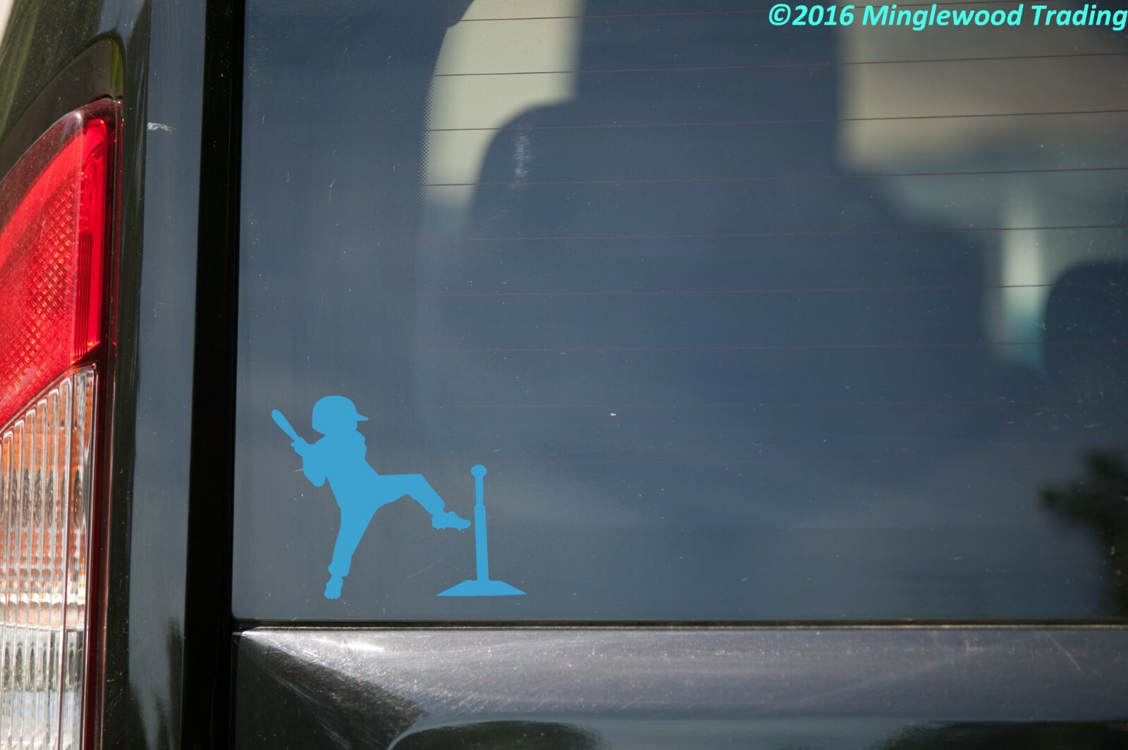 TEE BALL PLAYER Vinyl Sticker – T-Ball TEEBALL Baseball Batter – Die Cut Decal