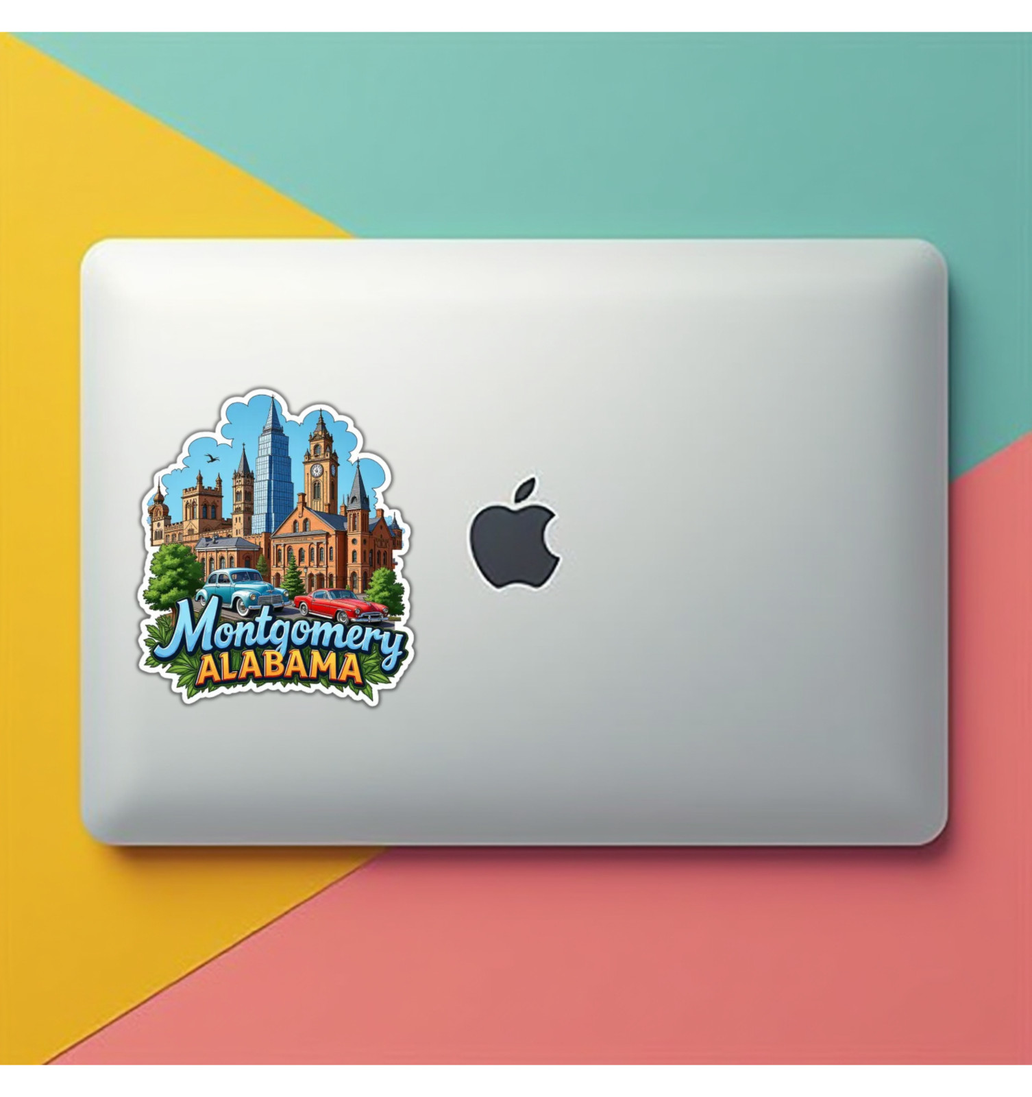 Montgomery Alabama Fridge Magnet or Laptop Sticker