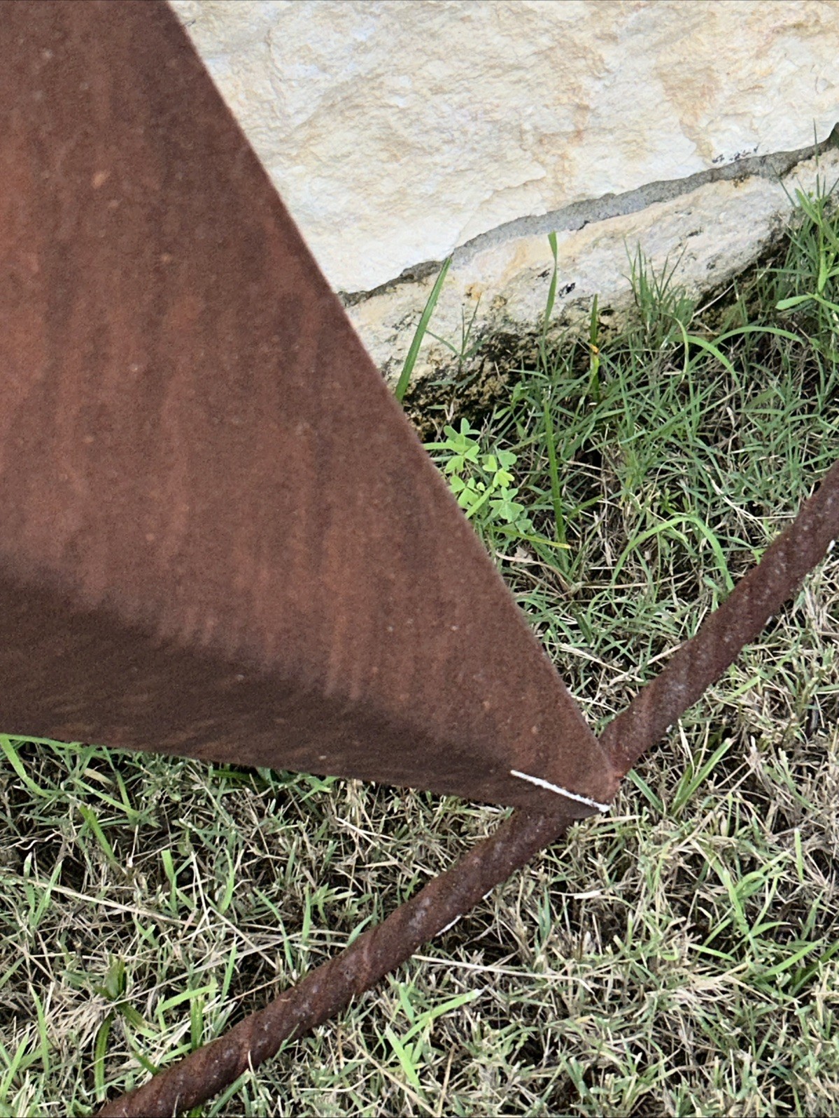 35” Lightweight Metal Texas Star Wall Decor Rustic Barn Lone Star Western Art