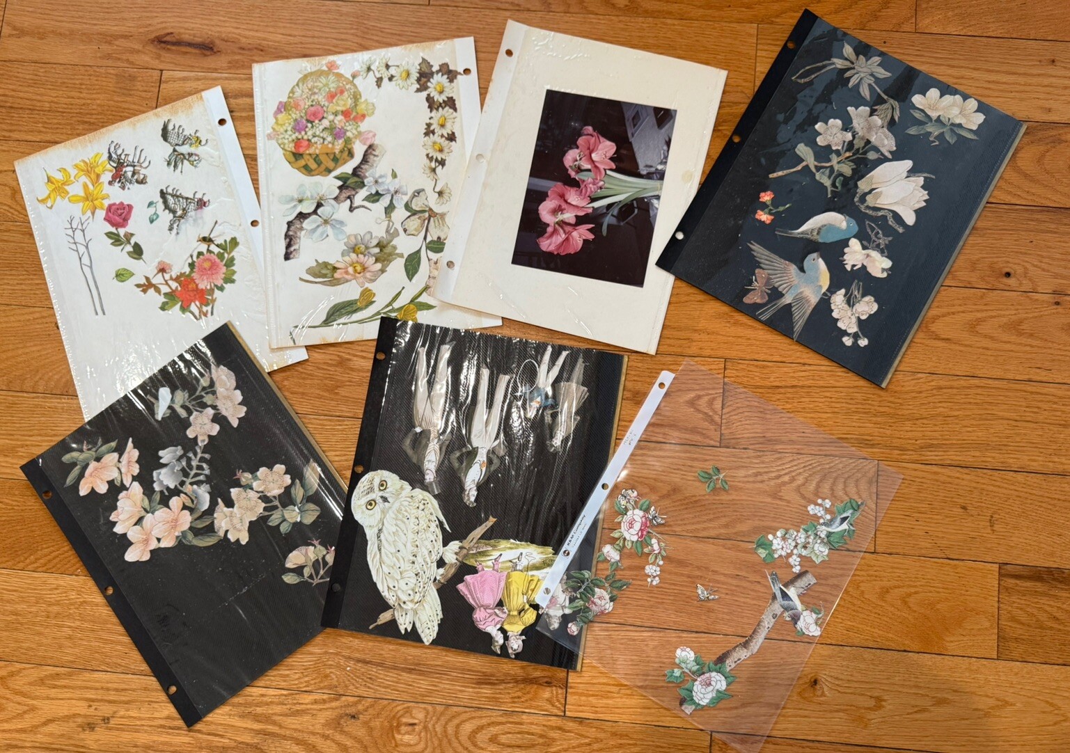 Decoupage Cutouts Vintage Floral Birds Animals People Vintage