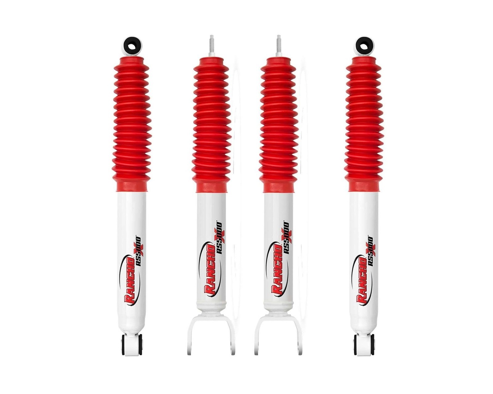 Rancho RS5000X Gas Shocks Set 1999-2007 Chevrolet Silverado 1500 4WD