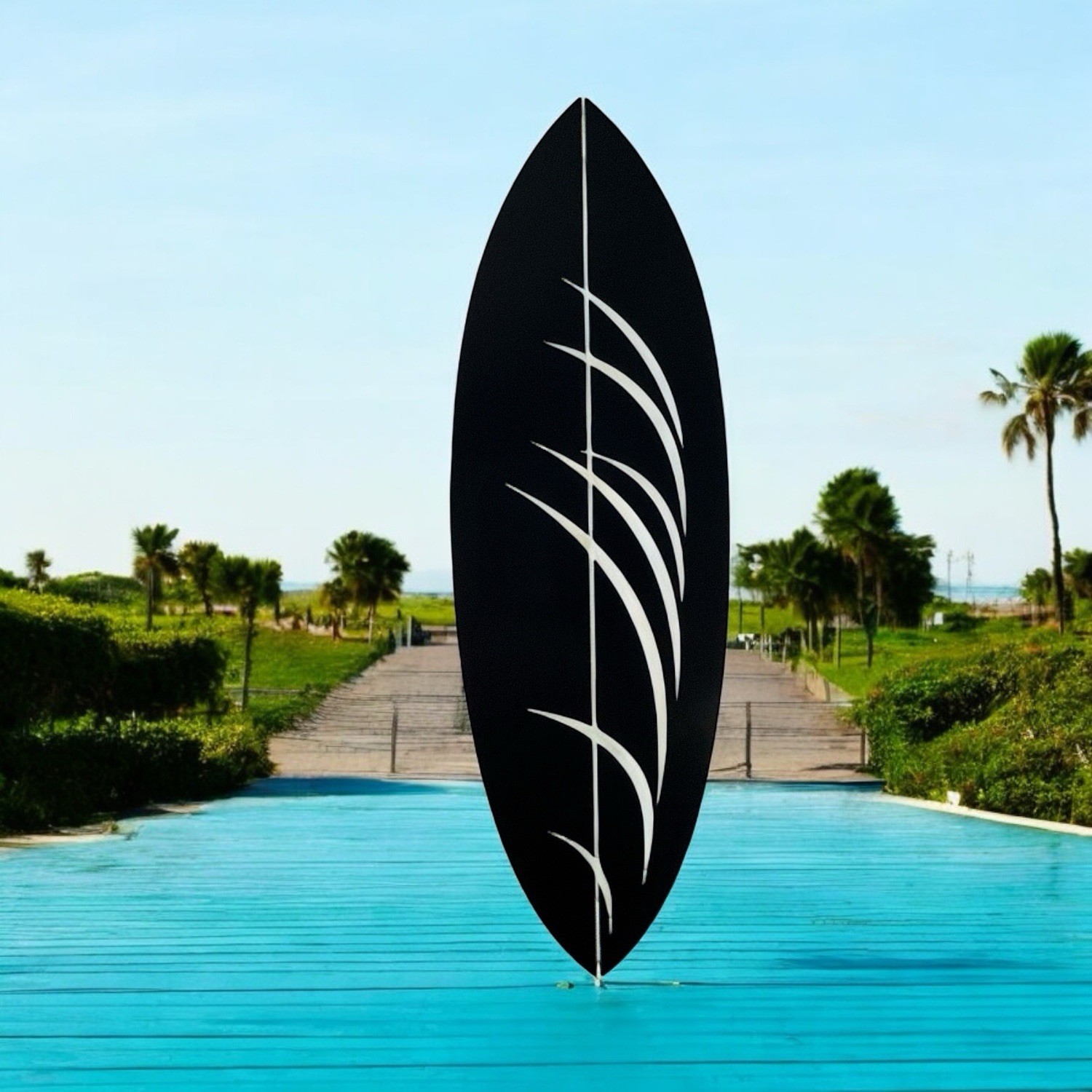 Surfboard Vinyl Decal for car Windows Laptops Any Smooth Surface design #8