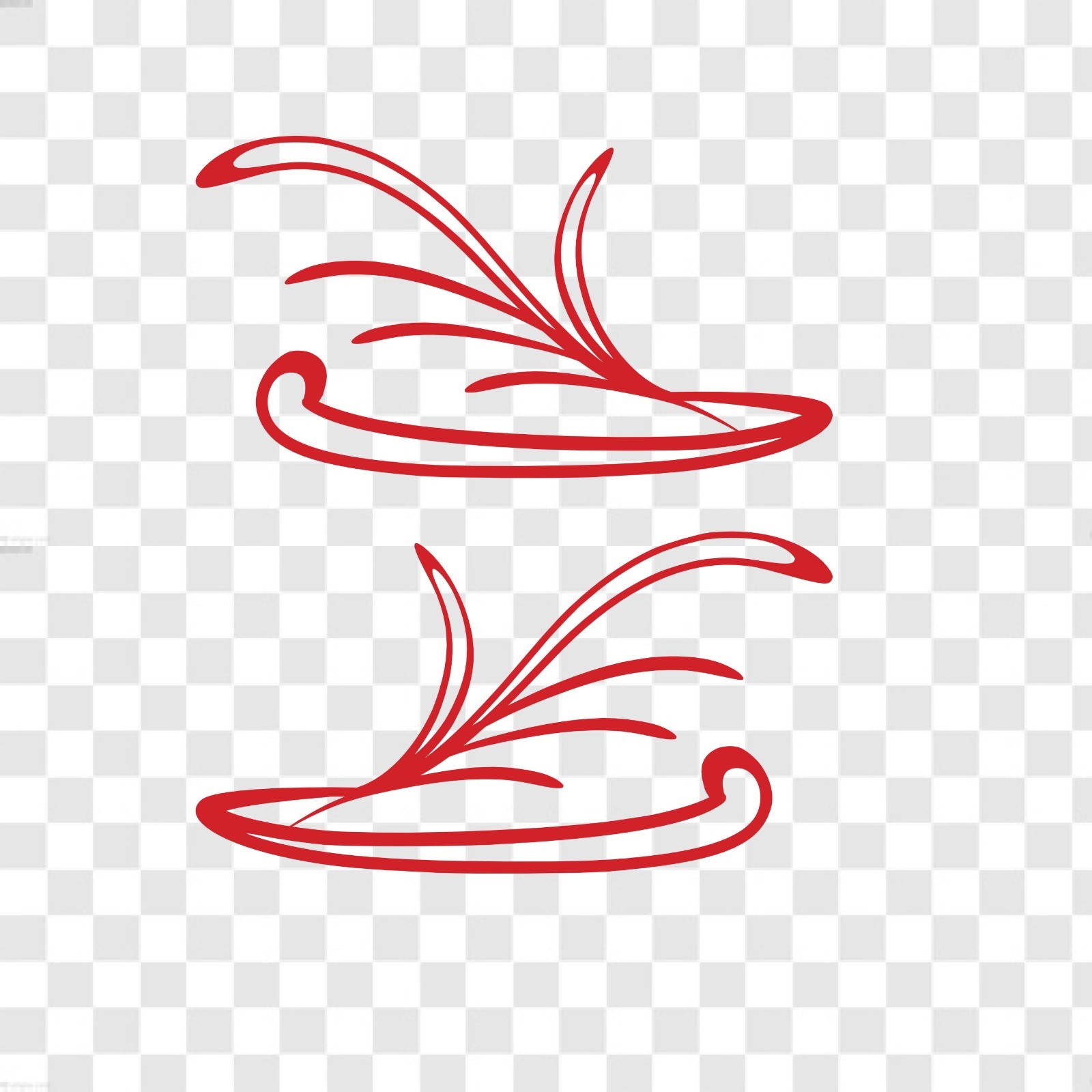 Old School Vinyl Pinstripes Set of 2 – Select Color – Decal style LD01
