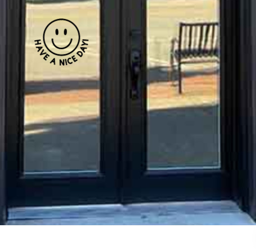 Have A Nice Day Smiley Face Vinyl Decal Bumper Sticker Car Window Mirror Laptop