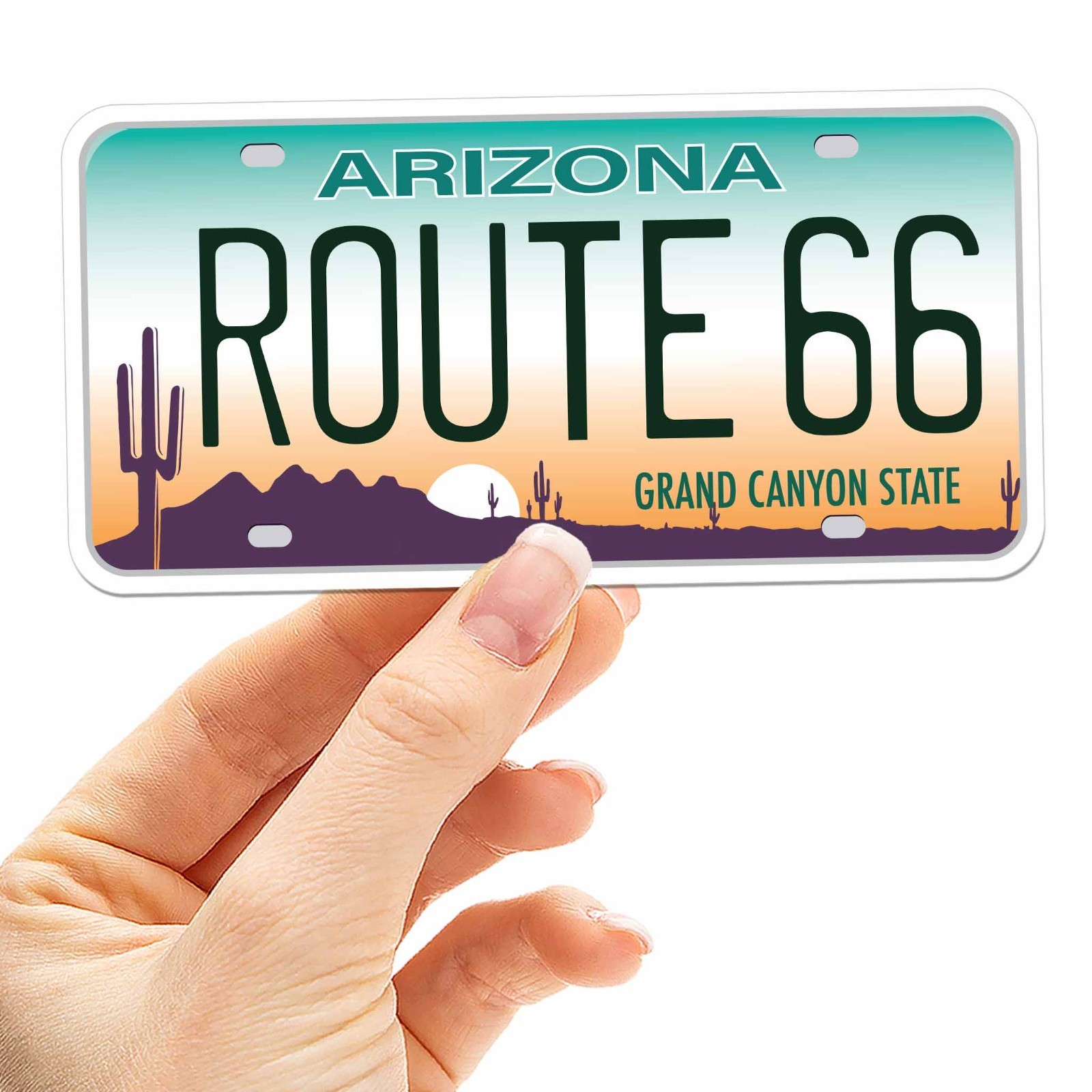 Route 66 State License Plate Bumper Stickers – Choose Your State Decal