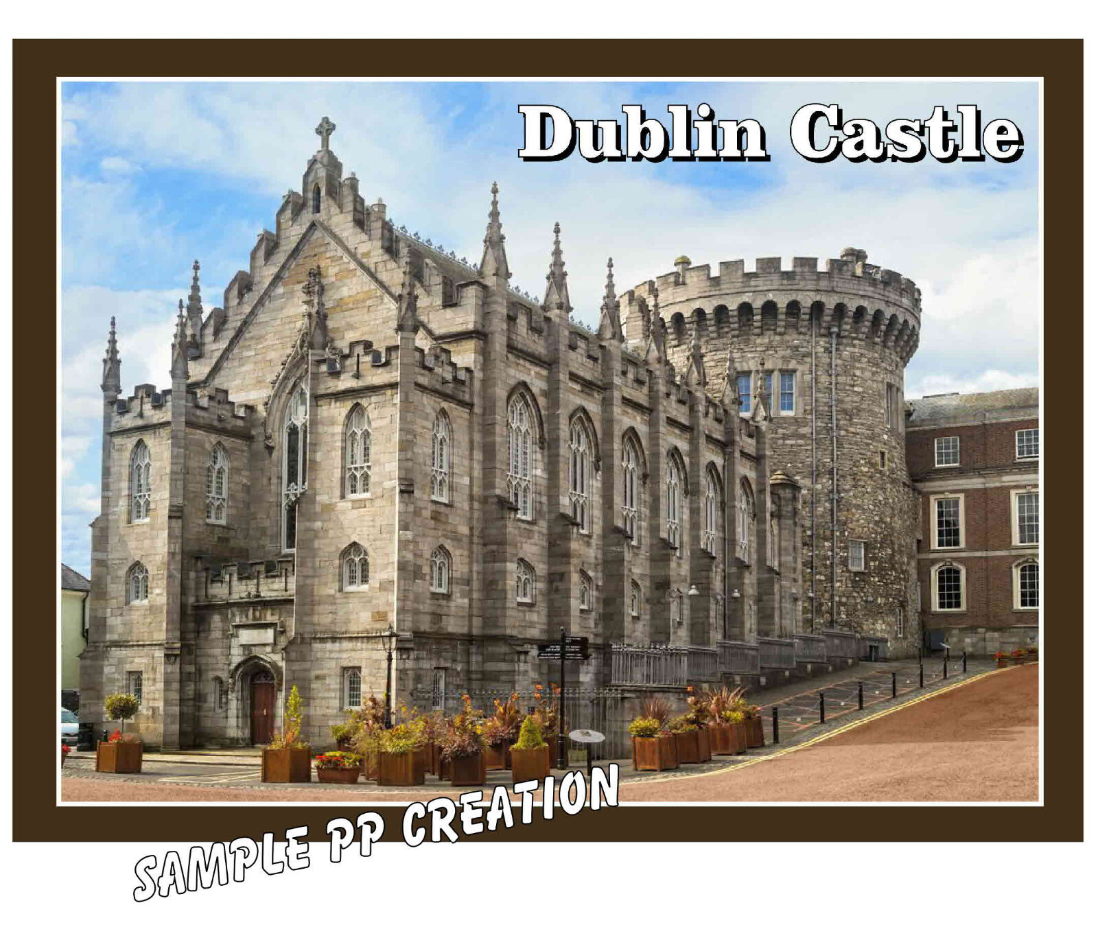 DUBLIN CASTLE photo fridge MAGNET 4 X 3 inches TRAVEL