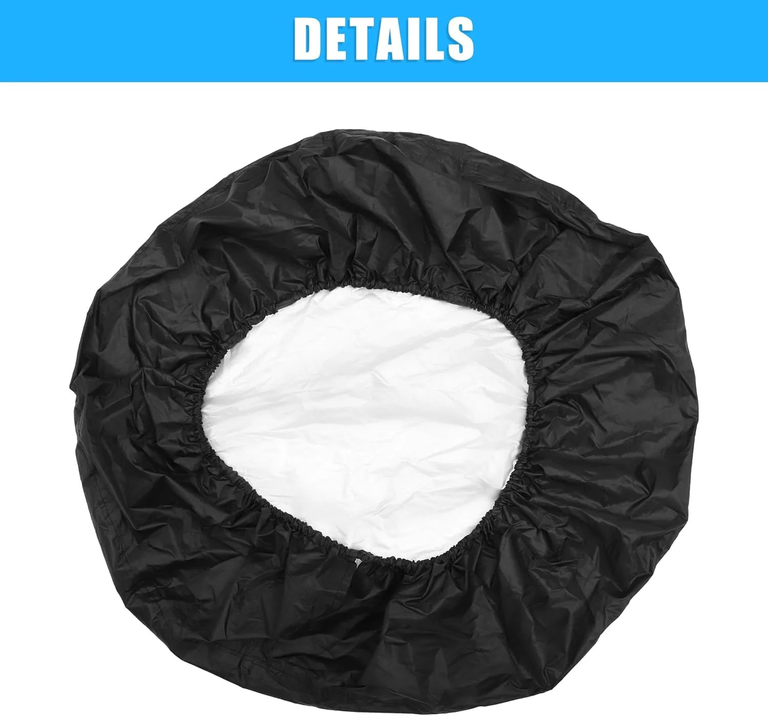 uxcell Universal 210D Oxford Spare Tire Cover for Jeep Trailer RV SUV Truck Whee