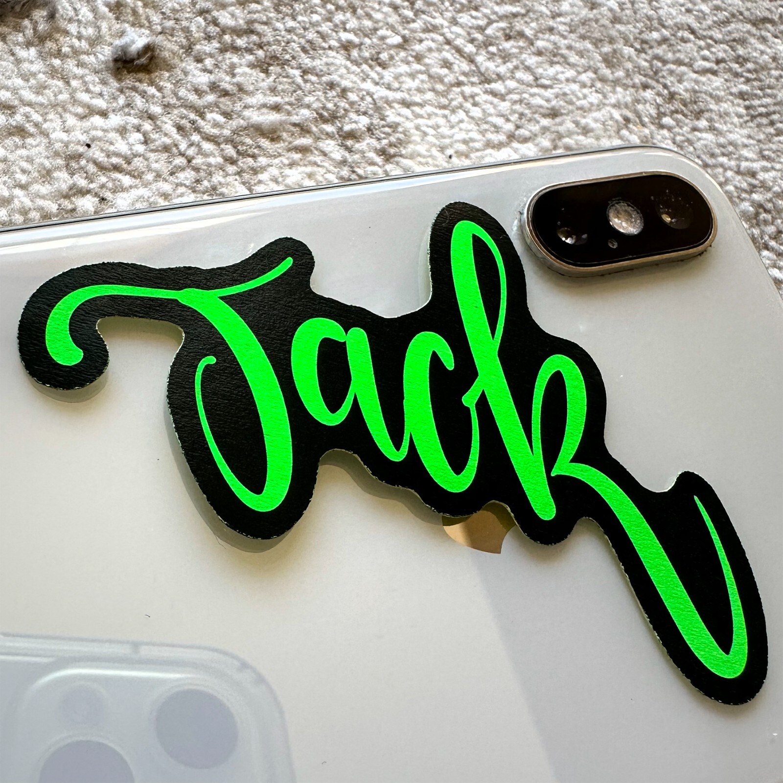 Neon Name Sticker Pack : JACK | for school or Office | graffiti | Calligraphy