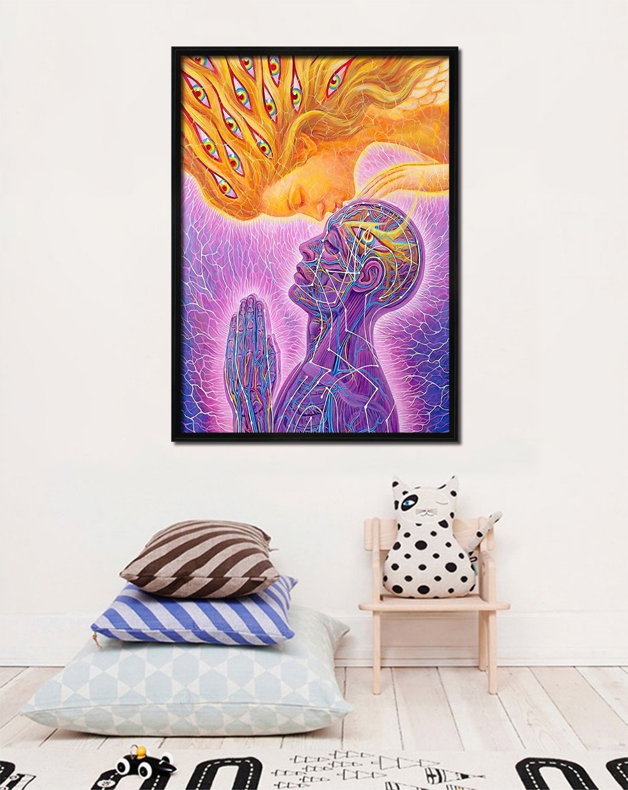 3D Painted Creativity 5 Fake Framed Poster Home Decor Print Painting Unique Art
