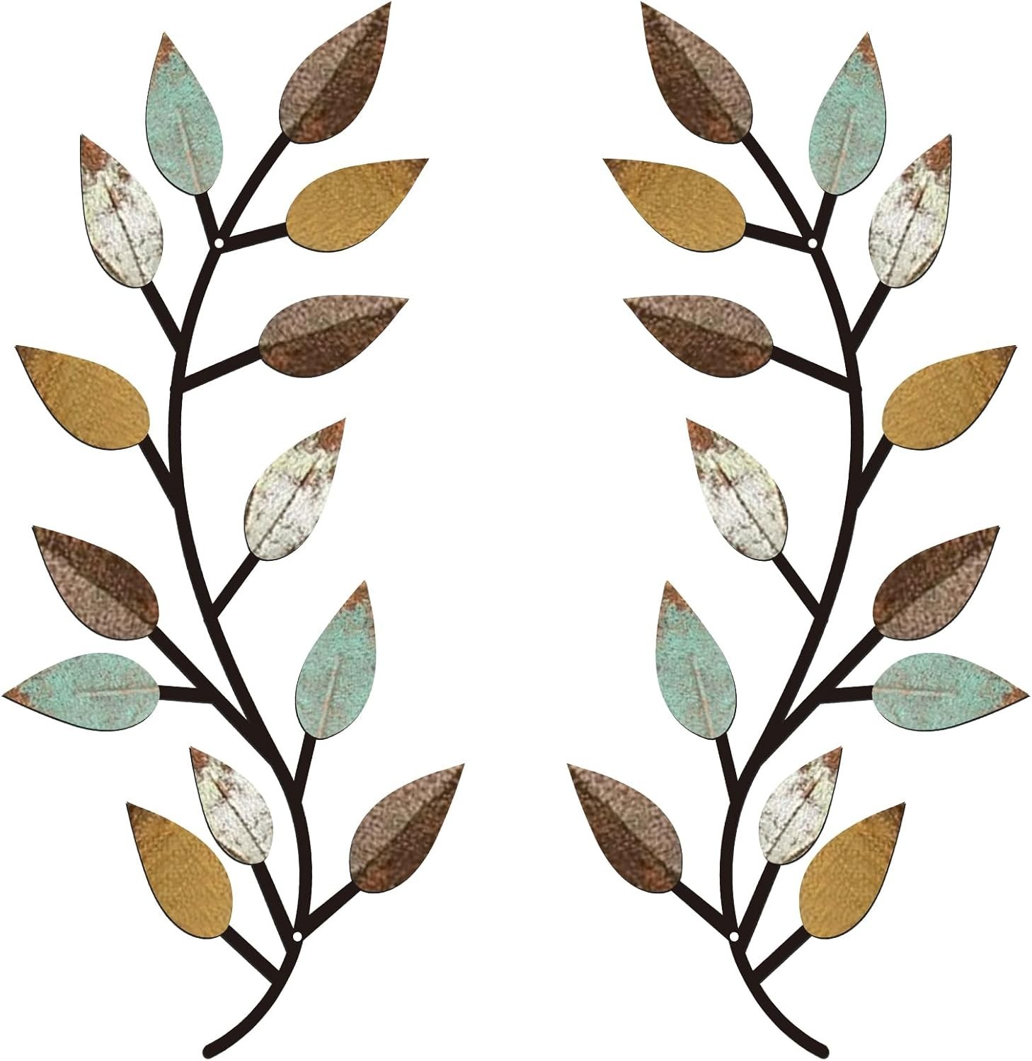 Lightweight Leaf Wall Decor – 2-Piece Set for Easy Hanging and Beautiful Spaces