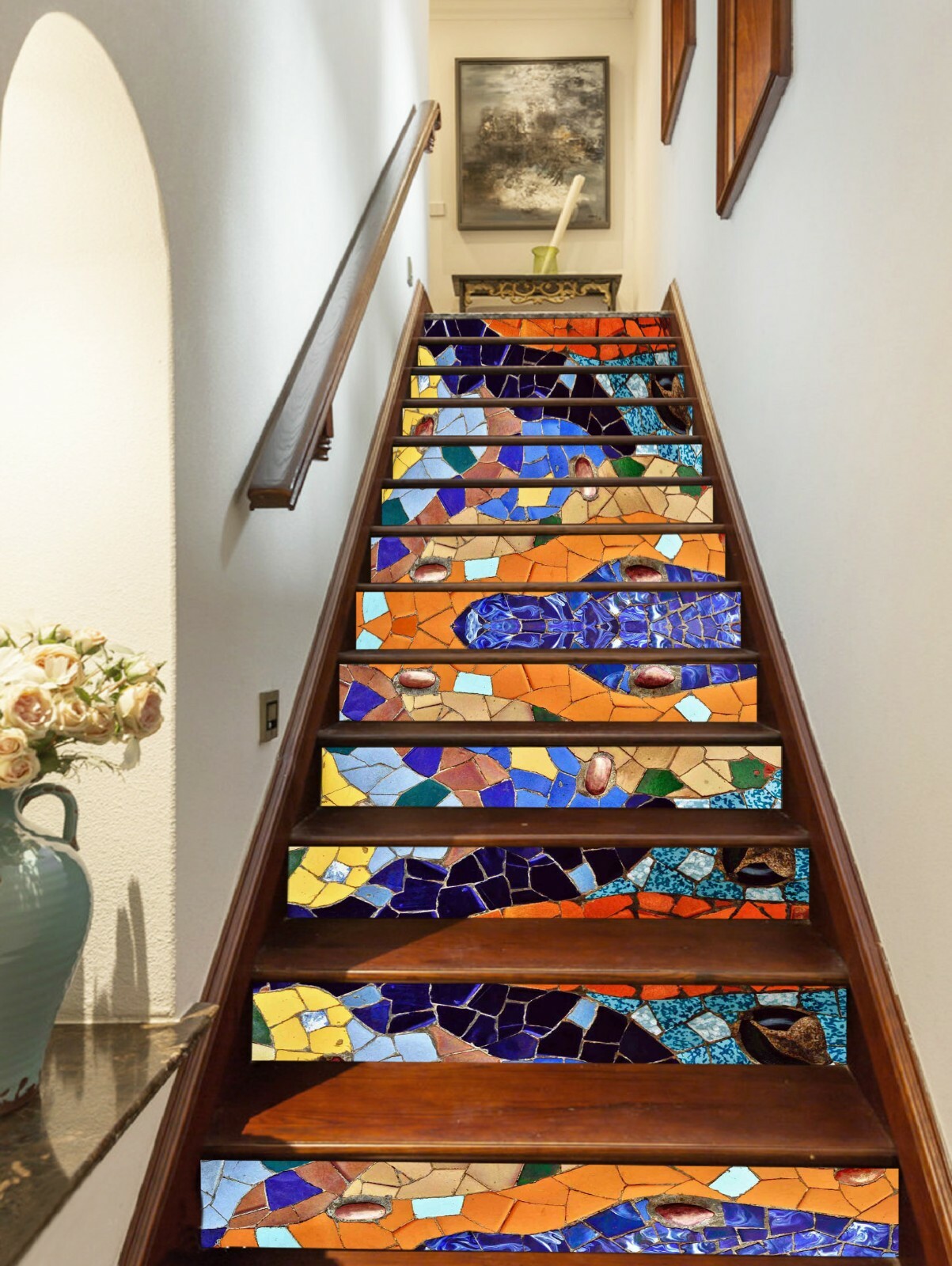 3D Brick Texture 833NA Stair Risers Decoration Photo Mural Decal Wallpaper Fay