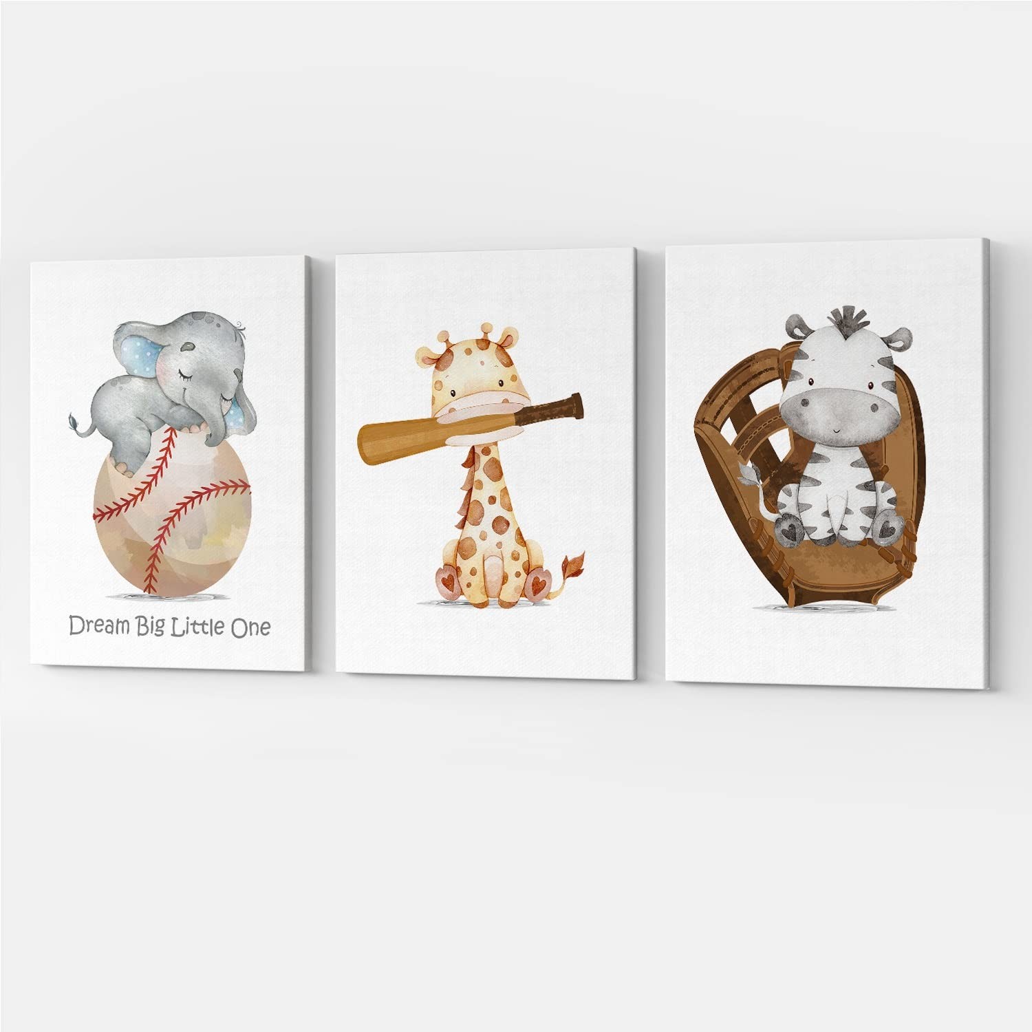 Baseball Sports Nursery Decor Boy Nursery Wall Decoration Baby Boy Sport Canv…