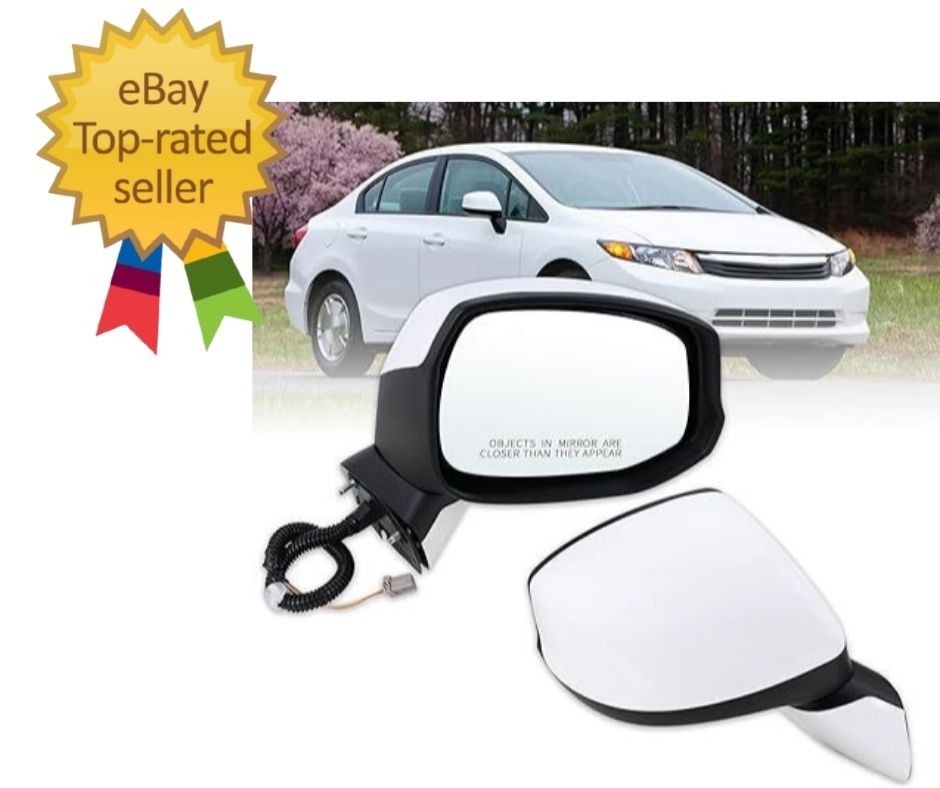 Right Passenger Side Mirror Compatible with 2012 2013 2014 2015 Honda CIVIC with