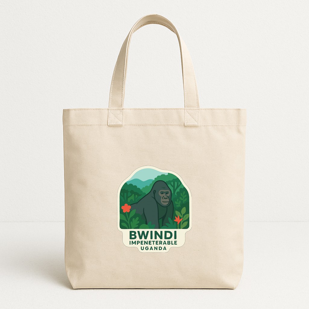 Bwindi Uganda Iron On Heat Transfer Vinyl HTV Die-Cut World National Parks