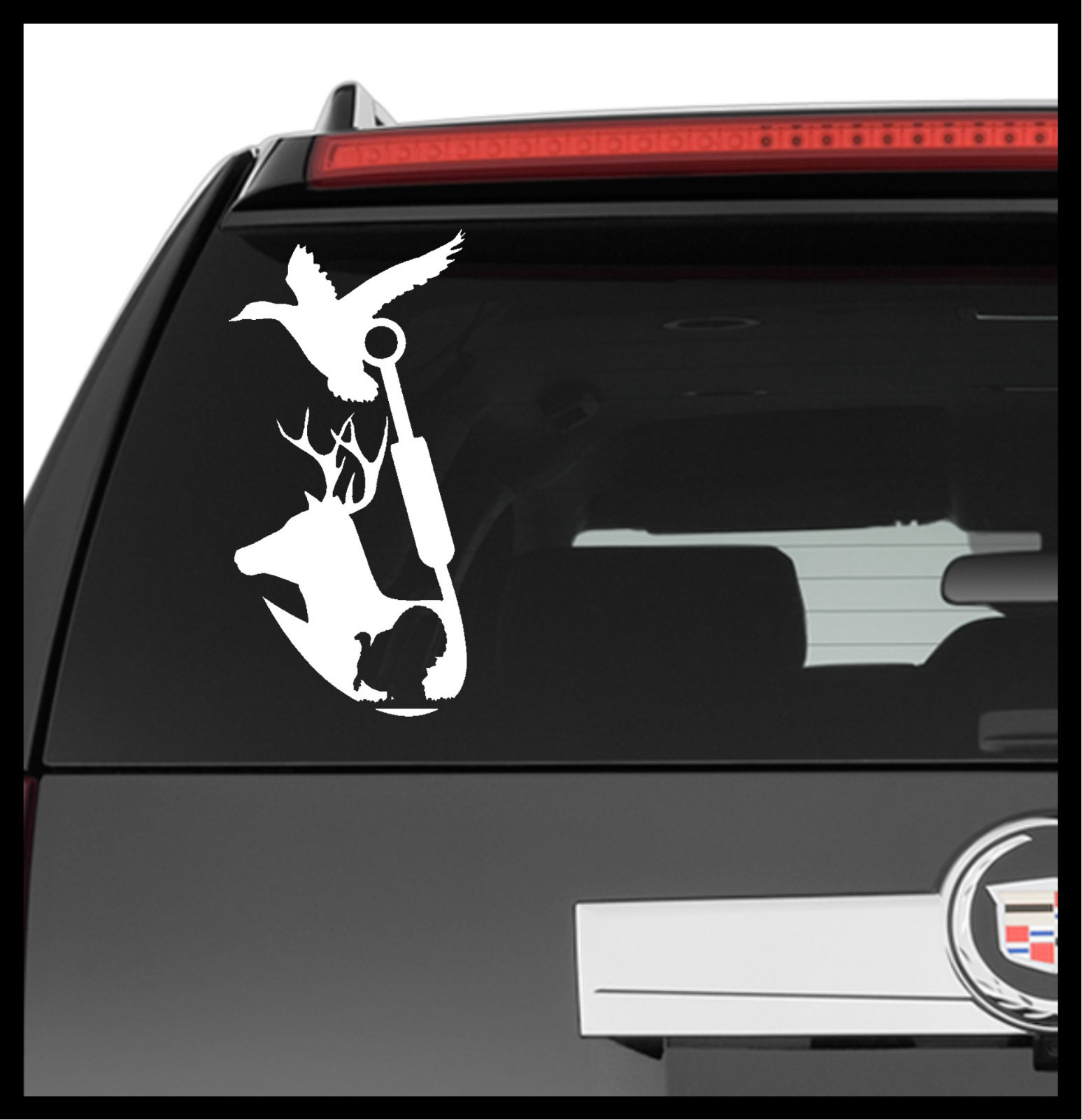 Vinyl Decal Truck Car Sticker Laptop – Hunting Fishing Deer Turkey Bird