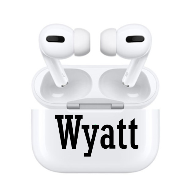 **SALE** AirPods Monogram or Name for case – great gift idea, students, college