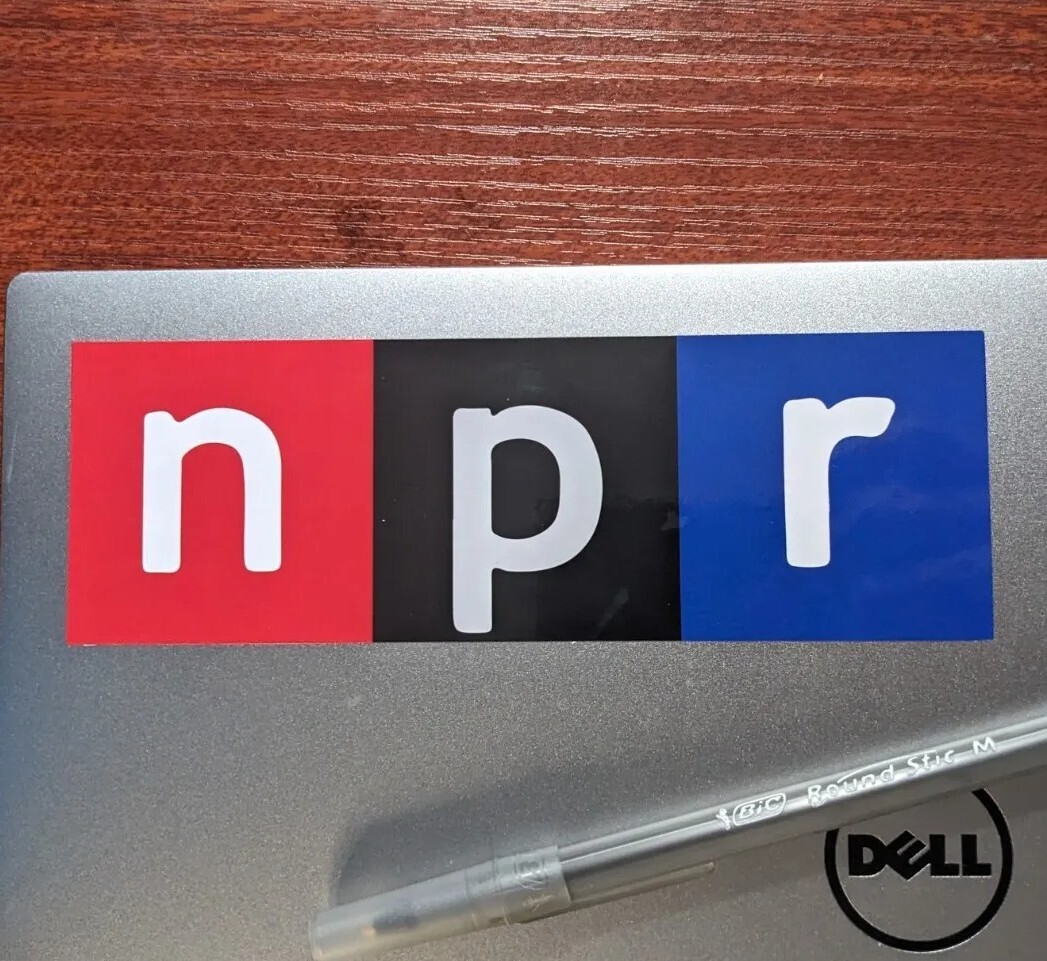 NPR Stickers National Public Radio News Radio Nerds Radio Lab Vinyl Decal 2×6"