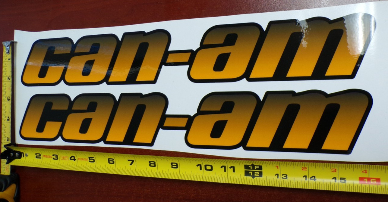 CAN-AM MAVERICK X3 R GRAPHIC DECAL STICKER USA MADE BLACK ORANGE GRADIENT CANAM