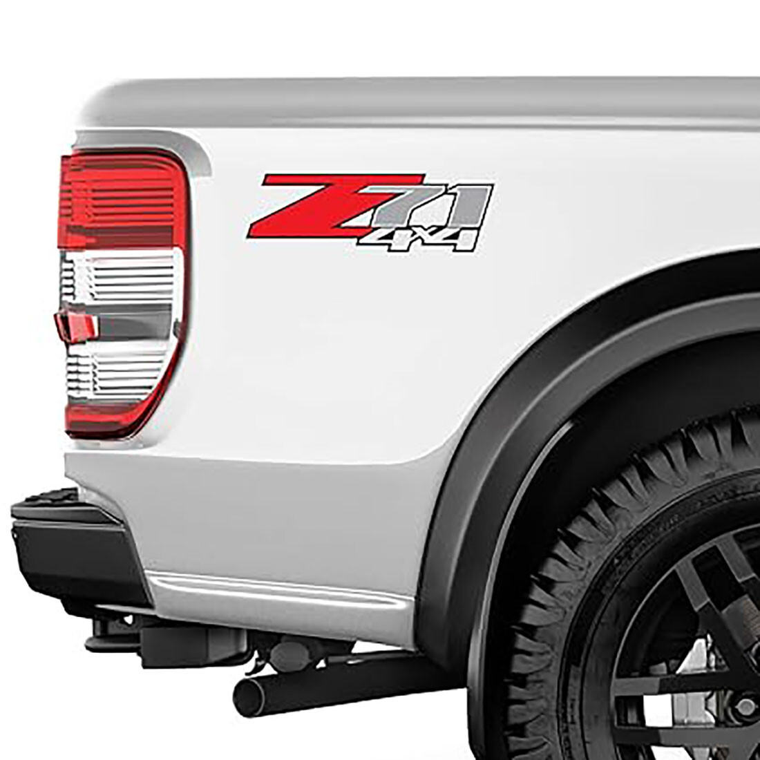 QTH Z71 4×4 (Set of 2 Decals) – F – 1500 2500 HD Stickers (Z71 4×4 Original)