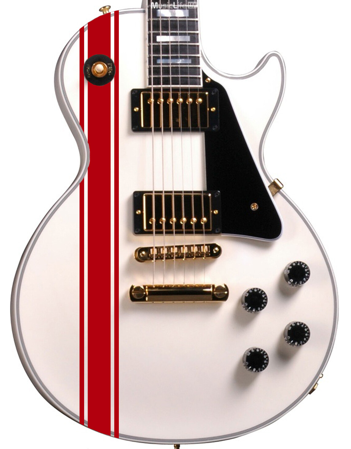 Customized Racing Stripes Decal Sticker for Guitars & Basses 13 Colour Options