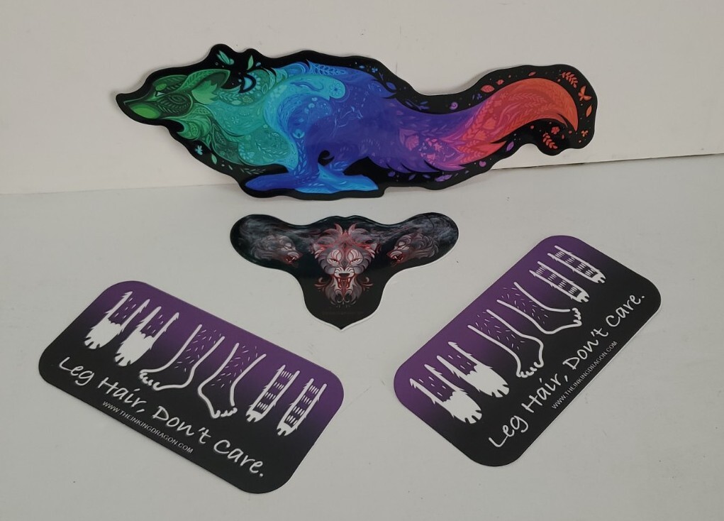 55 PC Veterinary, Technician, Assistant Stickers Inking Dragon, BulbaCraft, Tech