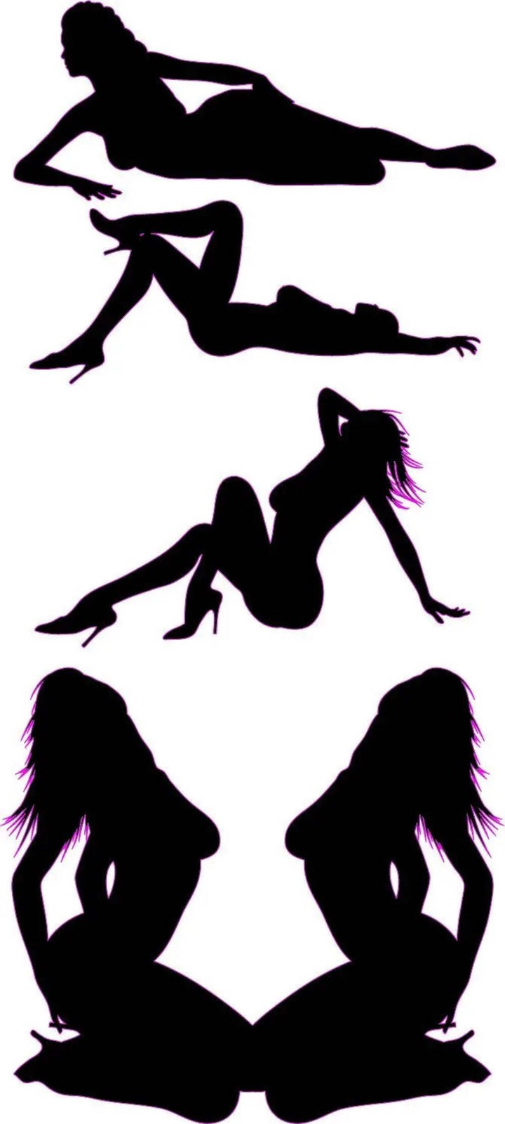 Sexy Women Silhouettes Decal
