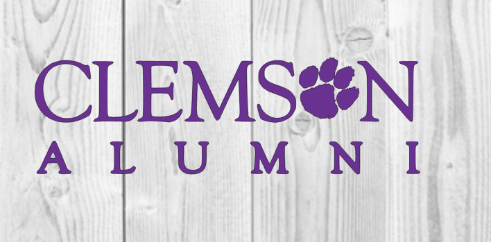 Clemson Tigers-Alumni Vinyl Decal- National Champions Go Tigers!