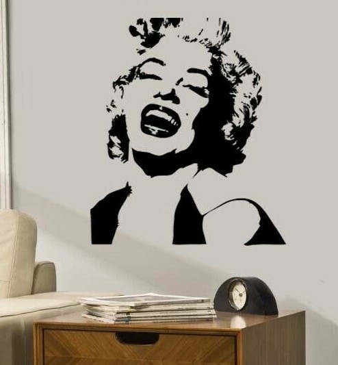 Marilyn Monroe Vinyl Wall Sticker Decal