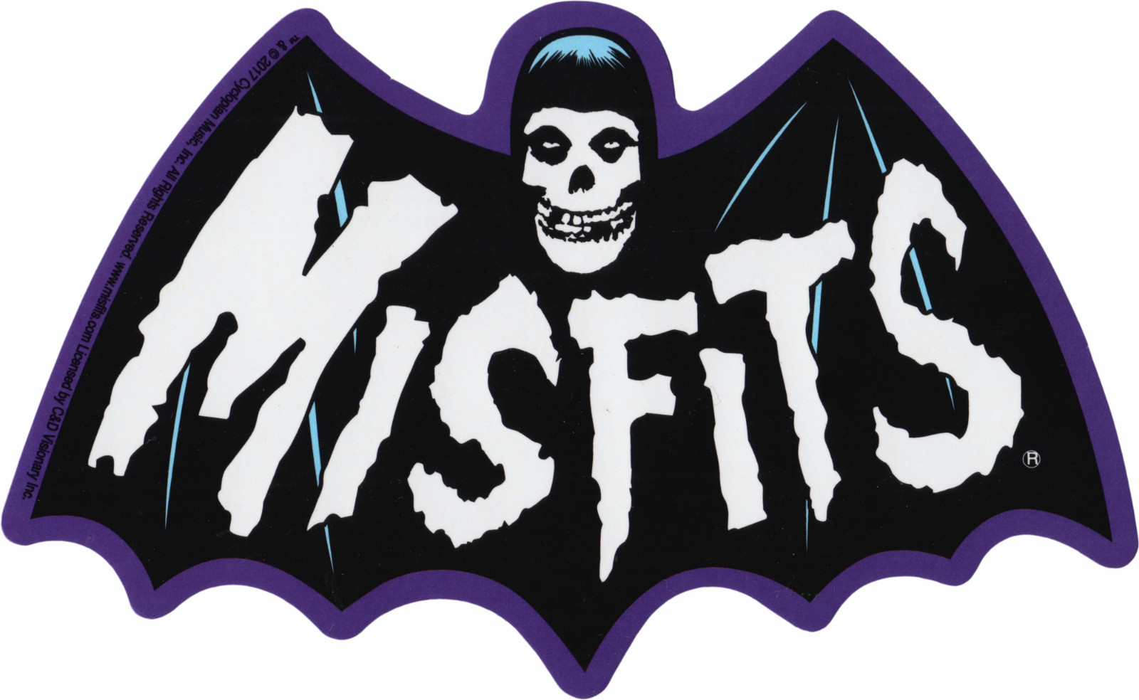 Sticker – Misfits Bat Fiend Logo Crimson Ghost Punk Rock Band 5.75" Decal #5745