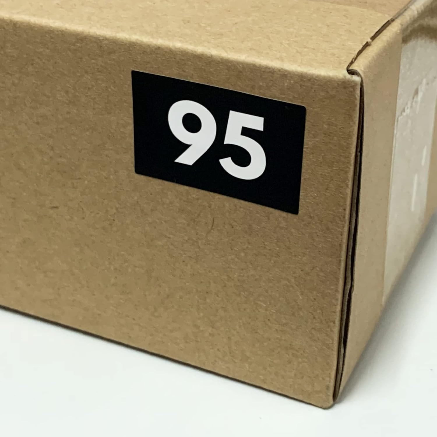 5 Sets, 1-100 Number Stickers Waterproof Vinyl – 1.5" x 1", White Numbers