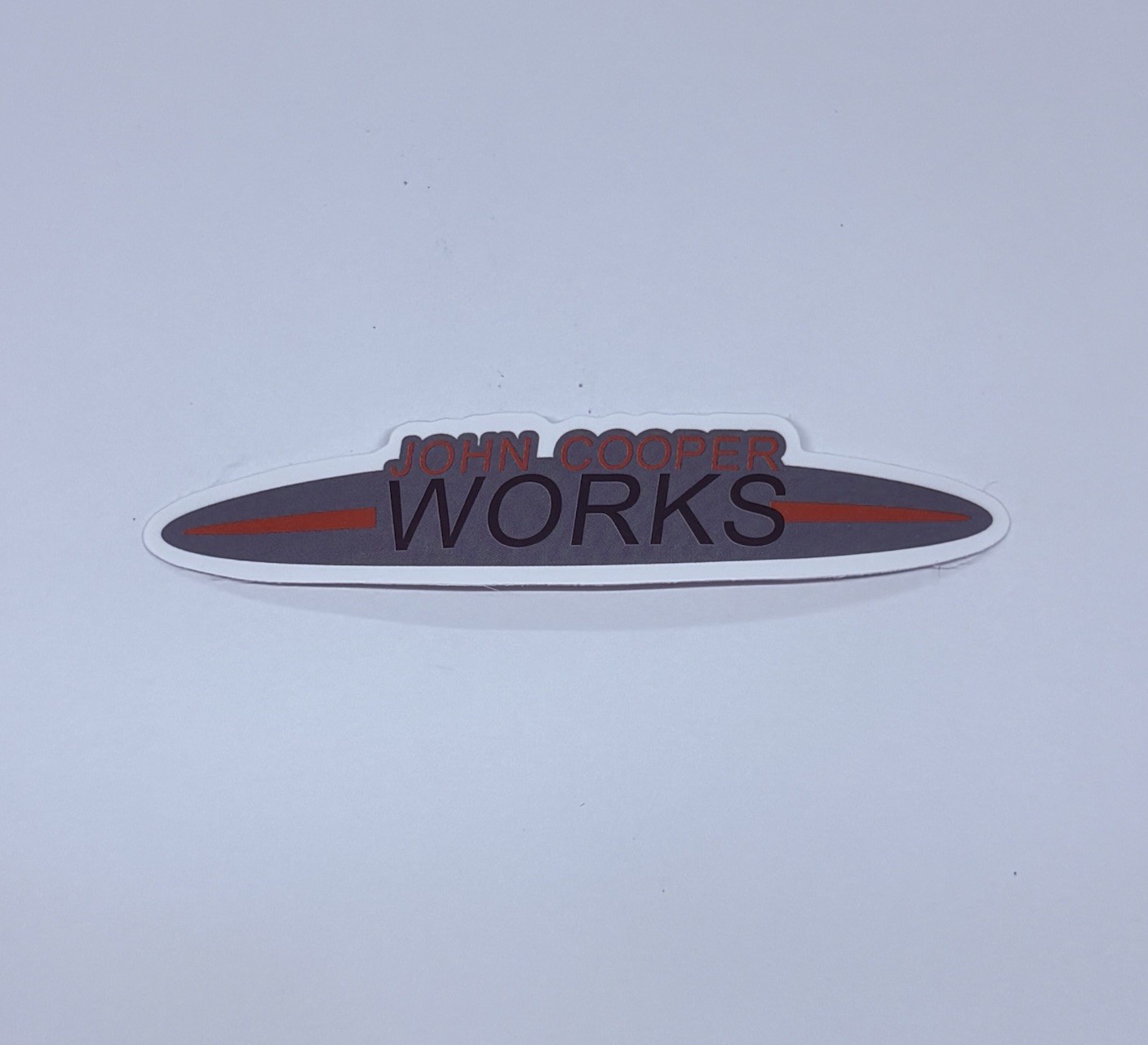 John Cooper Works Racing Sticker Vinyl Decal Window Bumper Matte Finish 3.25” P4