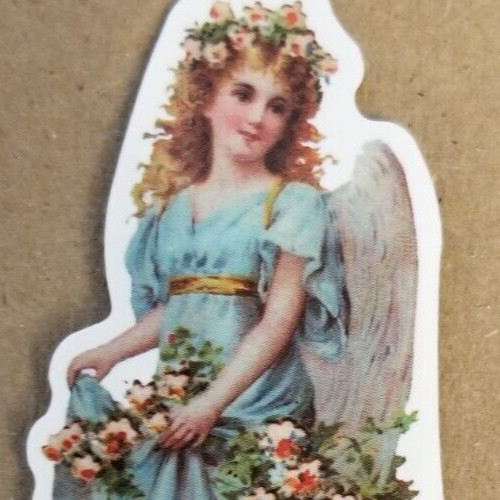 Guardian Angel Sticker Flower Garden God Catholic Christian Spiritual Religious
