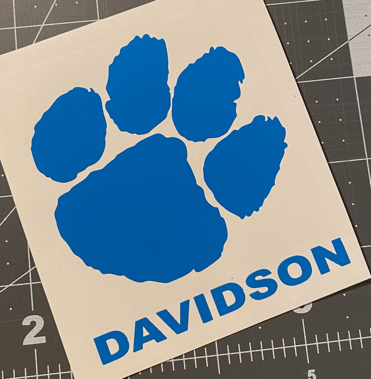 Vinyl Decal for Window – Tiger Paw Print