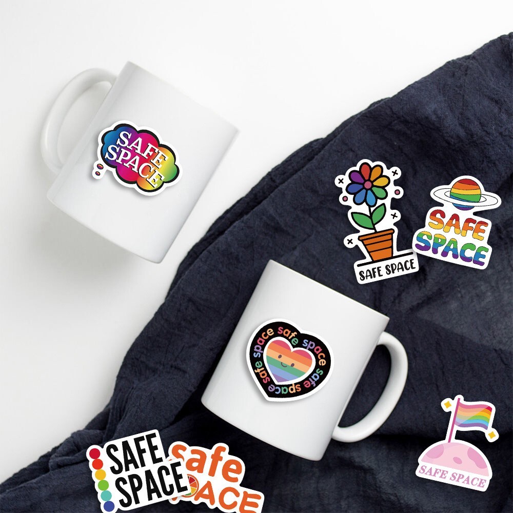 200 pcs LGBTQ Pride Stickers, Gay Lesbian Equal LOVE Waterproof