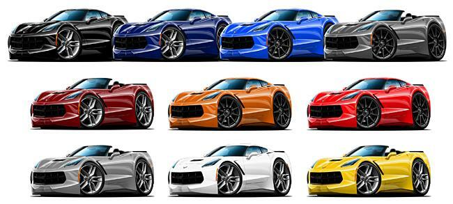 2015-19 Corvette Convertible My Garage My Rules Wall Art Graphic Sticker