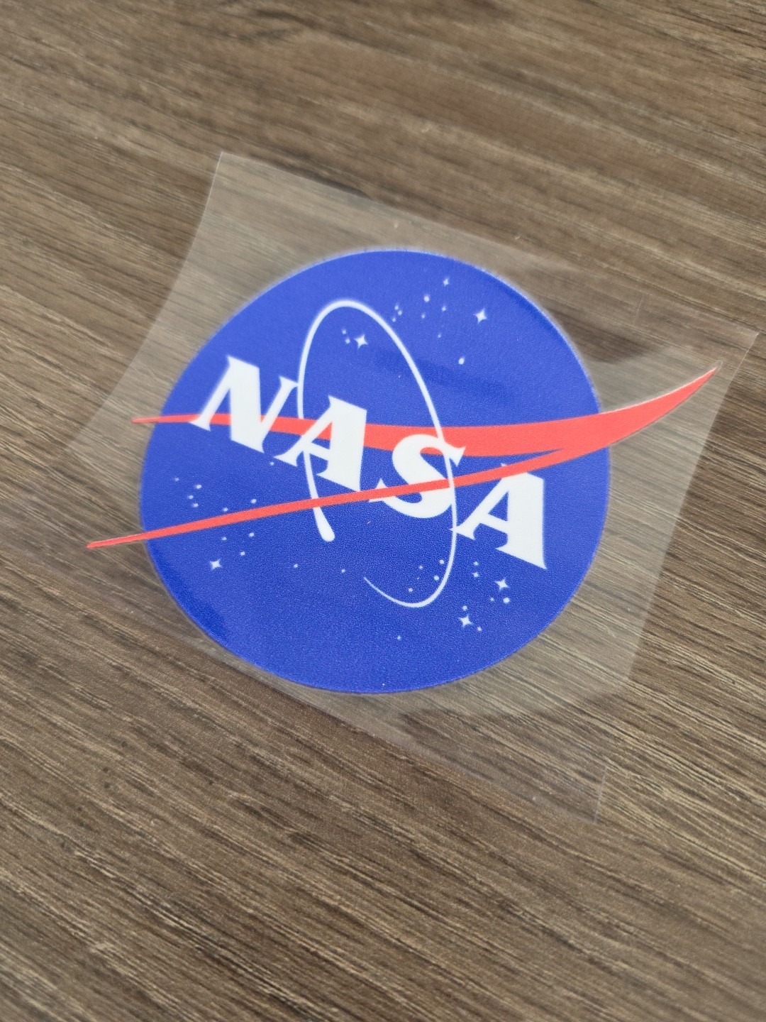 NASA Logo Decal Sicker 3.5 In | USA Flag UV DTF Sticker